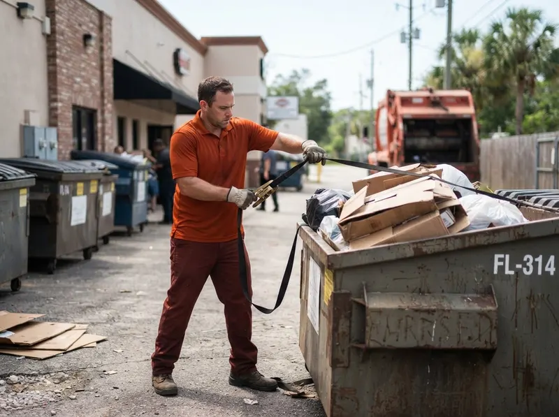 Commercial Waste and Dumpster Overflow Hauling in Jacksonville, FL